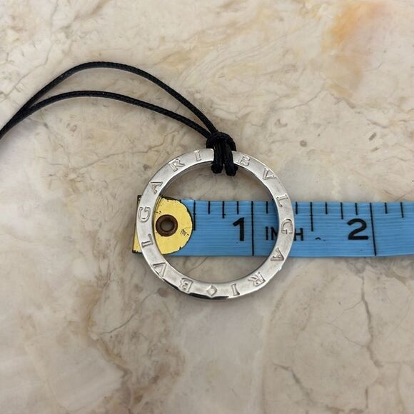 BVLGARI 925 Sterling Silver Key Ring / Pendant - Picture 9 of 11